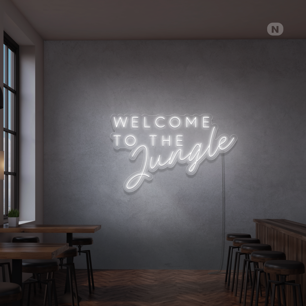 Neon Verlichting Welcome to the Jungle