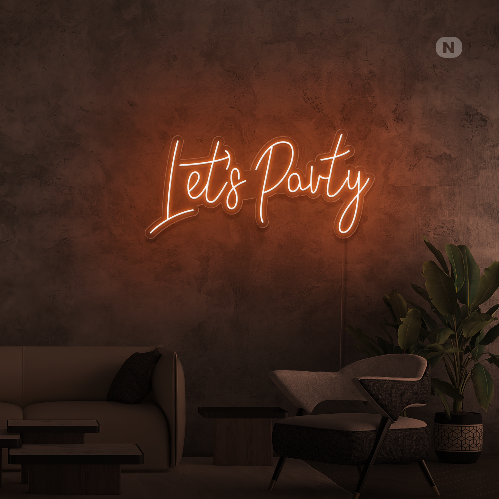 Neon Verlichting Let's Party