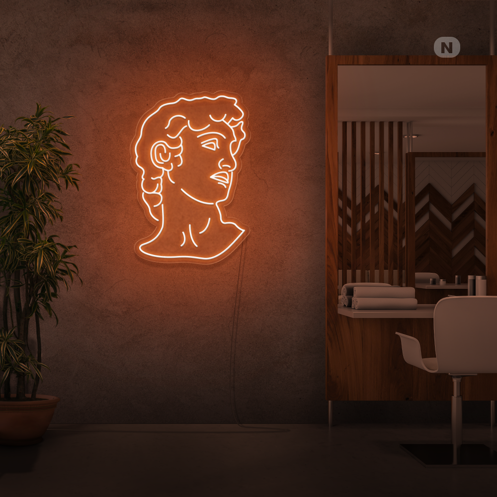 Neon Verlichting Michelangelo's David