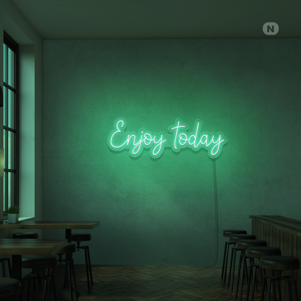 Neon Verlichting Enjoy today