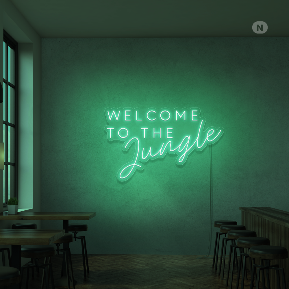 Neon Verlichting Welcome to the Jungle
