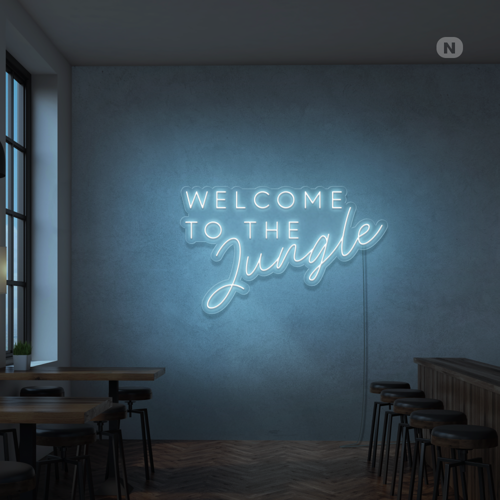 Neon Verlichting Welcome to the Jungle