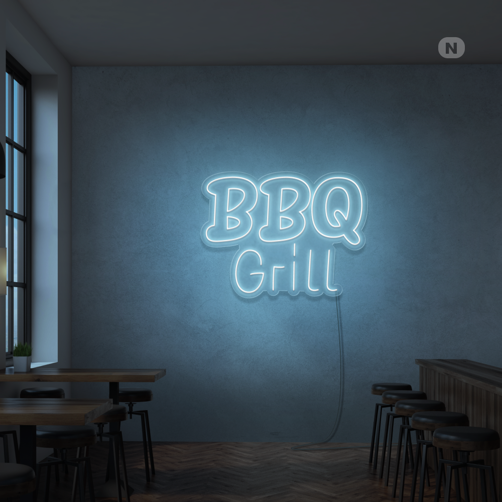 Neon Verlichting BBQ