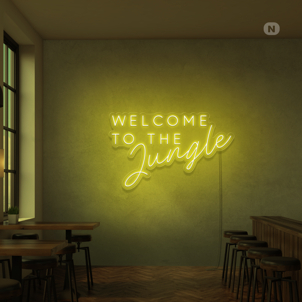 Neon Verlichting Welcome to the Jungle