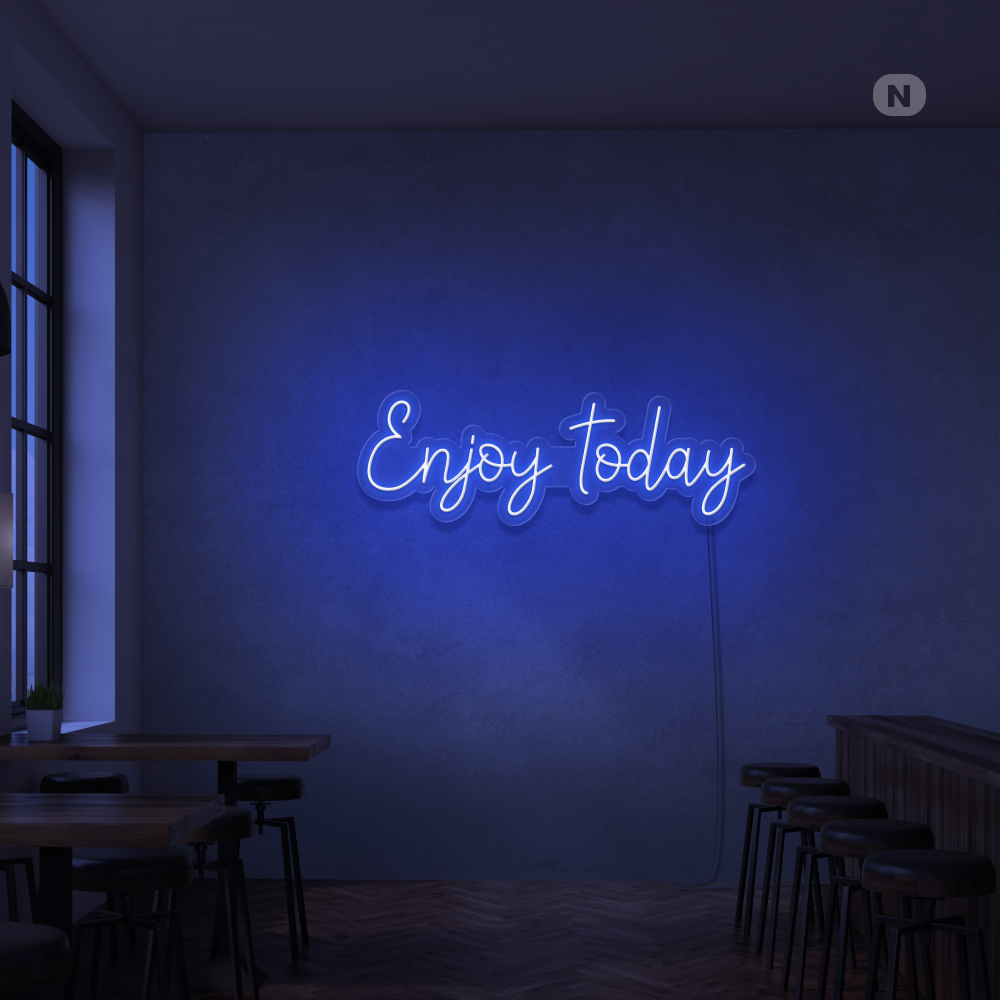 Neon Verlichting Enjoy today