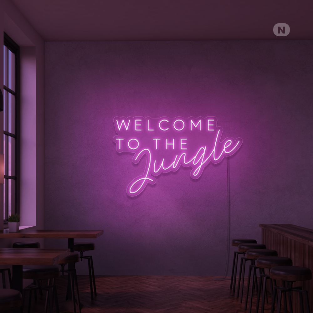 Neon Verlichting Welcome to the Jungle