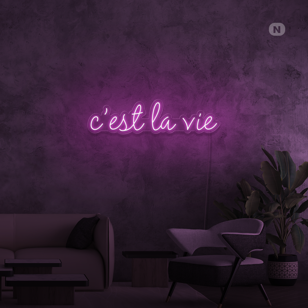 Neon Verlichting C'est La Vie