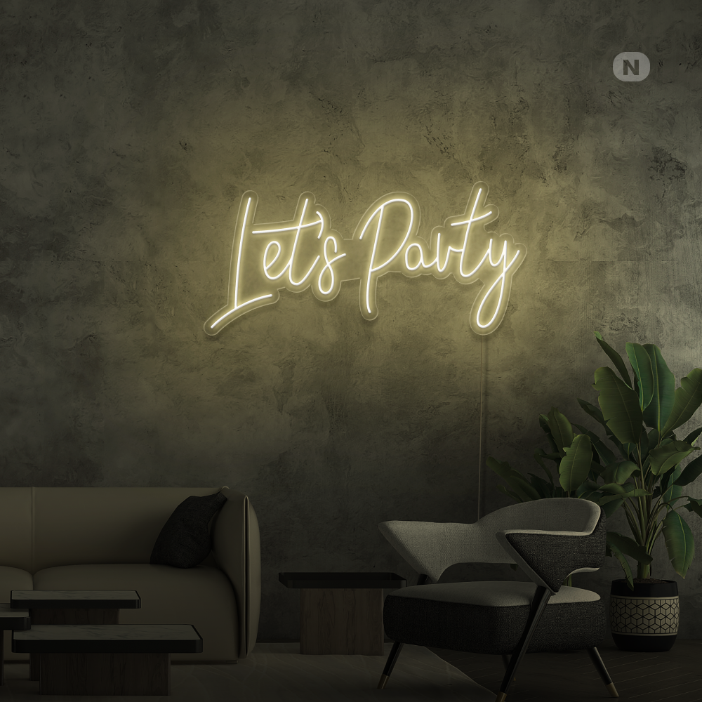 Neon Verlichting Let's Party