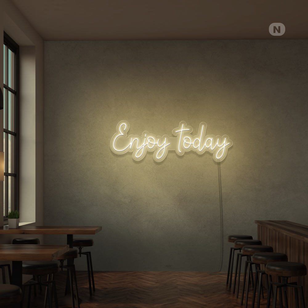 Neon Verlichting Enjoy today