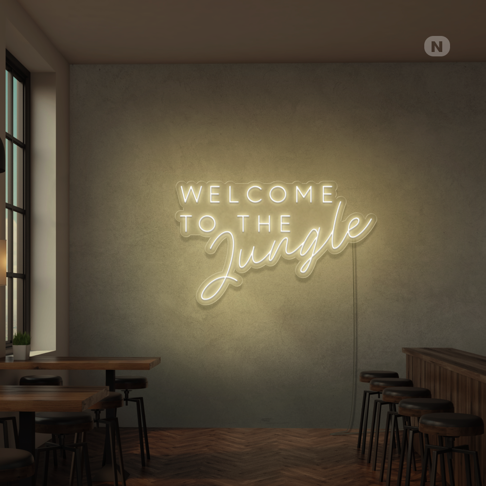 Neon Verlichting Welcome to the Jungle