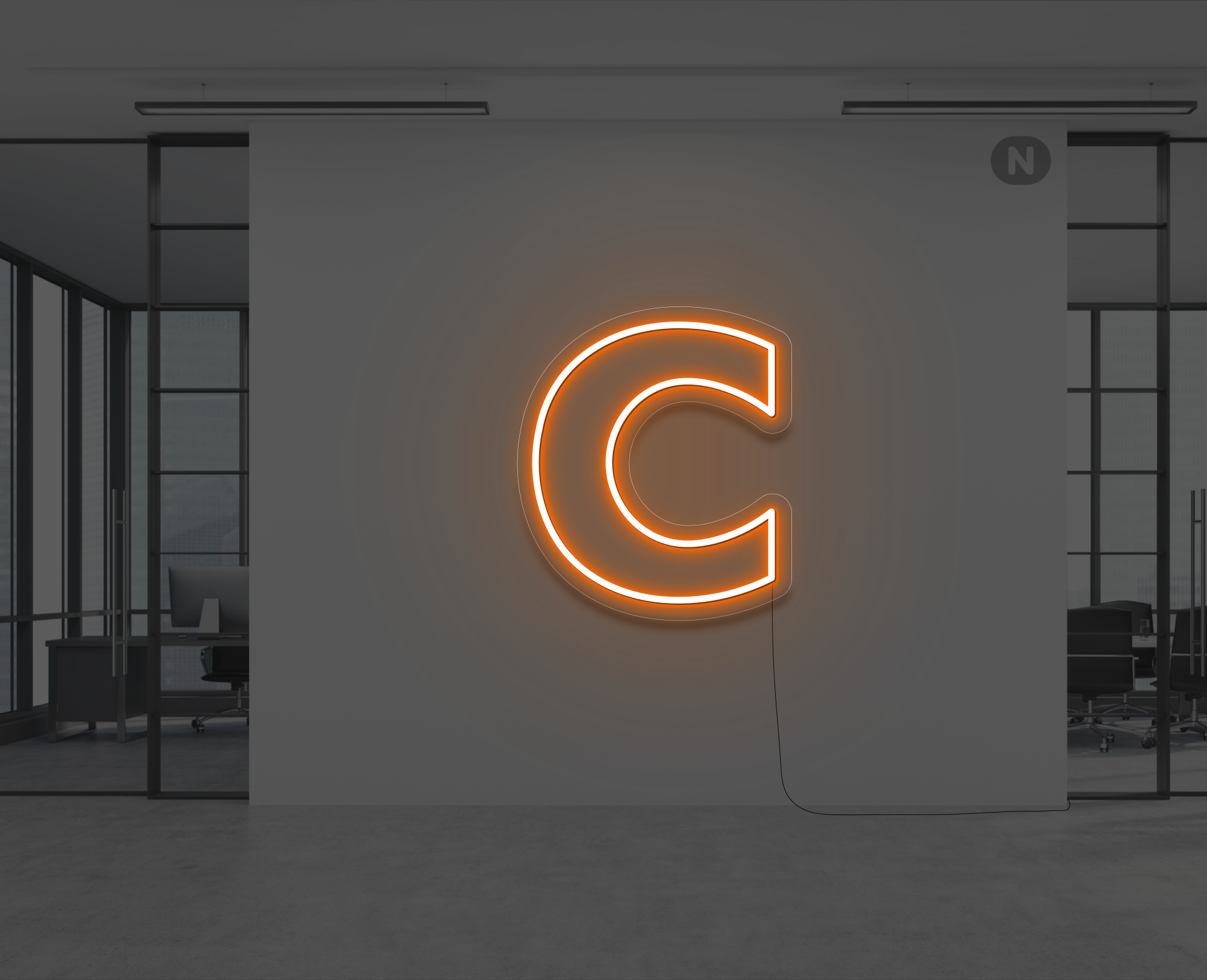 neon-letter-c-oranje