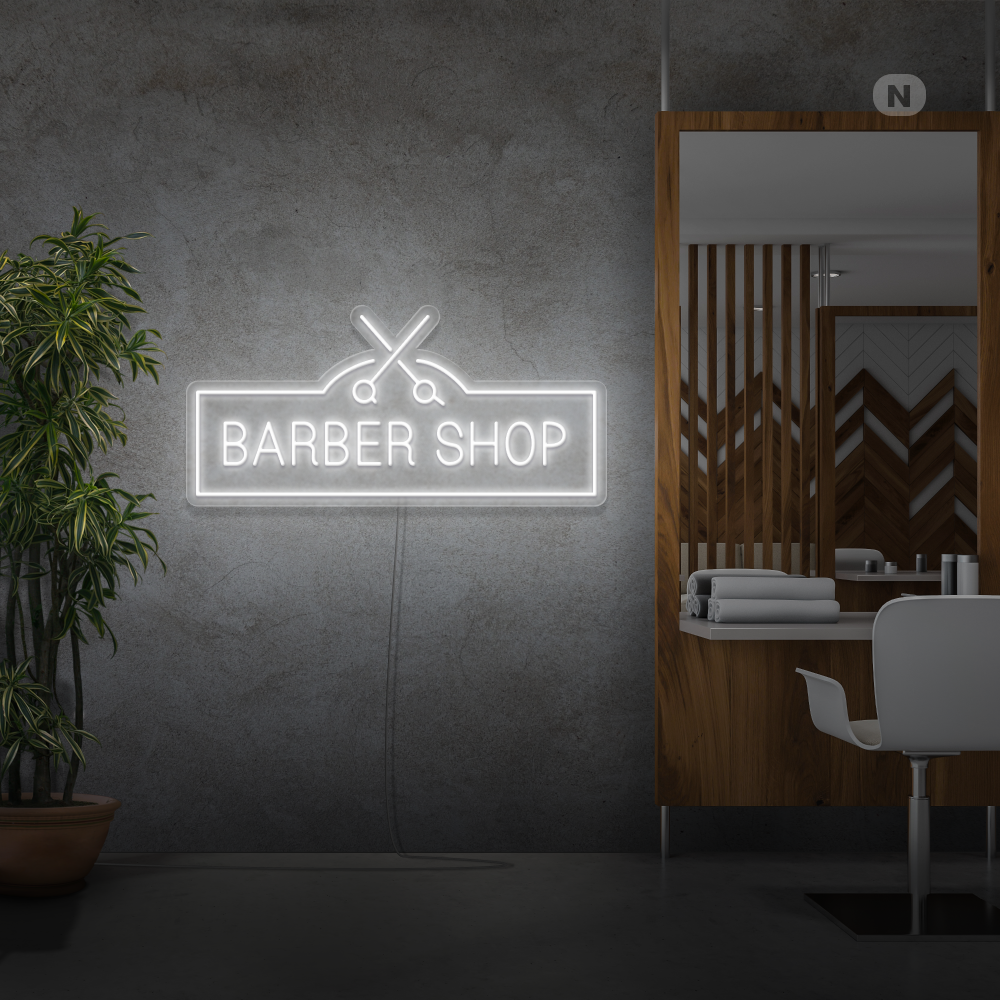 Neon Verlichting Barber Shop