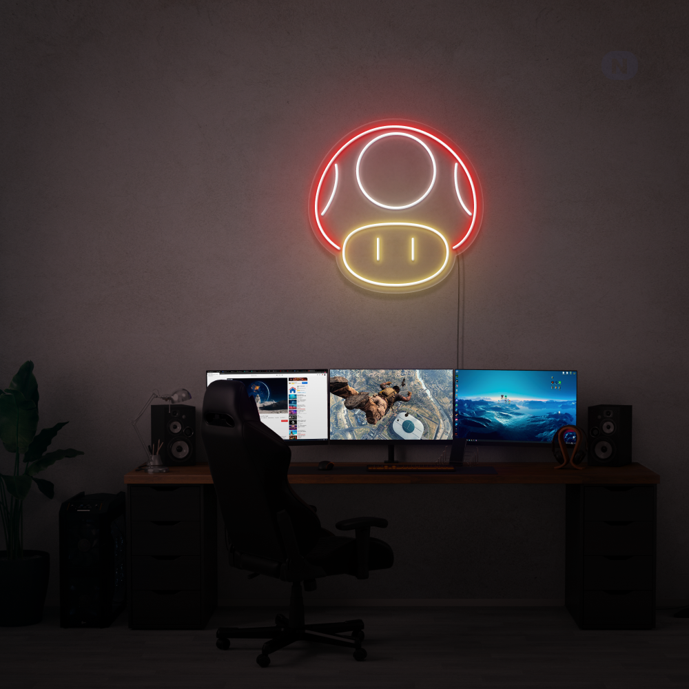 Toilet neon sign