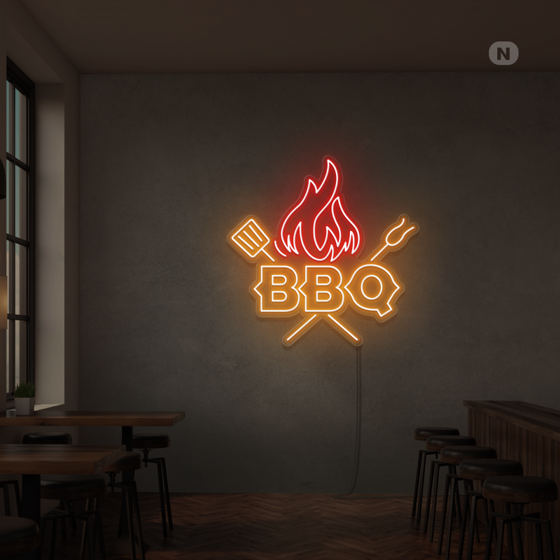 Neon Verlichting BBQ