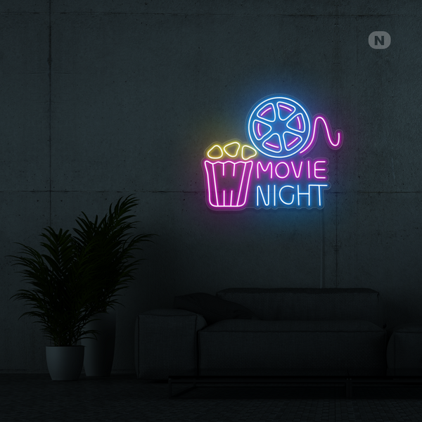 Neon Verlichting Movie Night