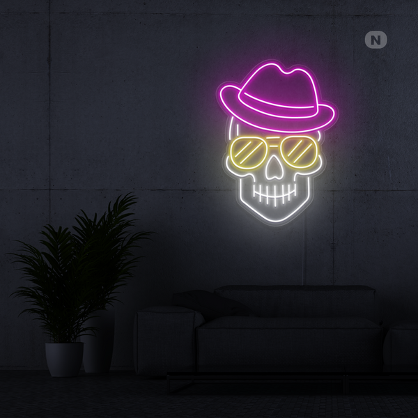 Neon Verlichting Skull