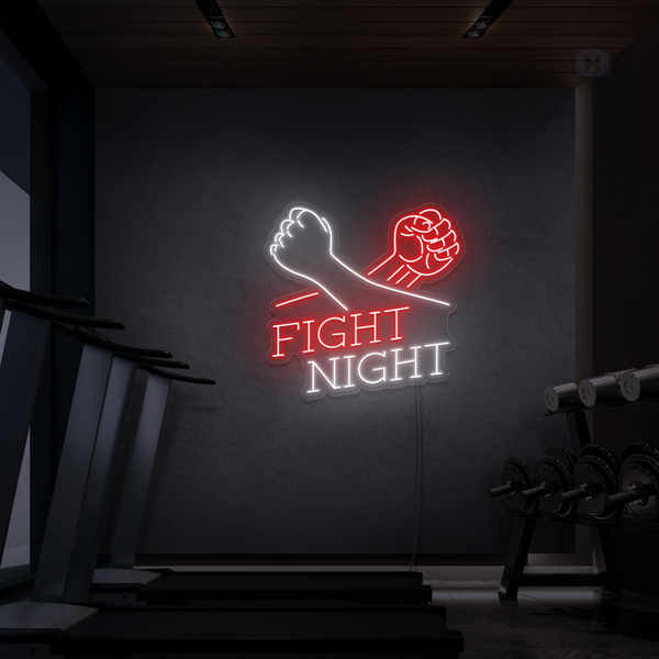 Neon Verlichting Fight Night
