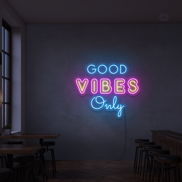 Neon Verlichting Good Vibes only