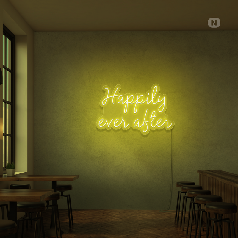 Neon Verlichting Happily ever after