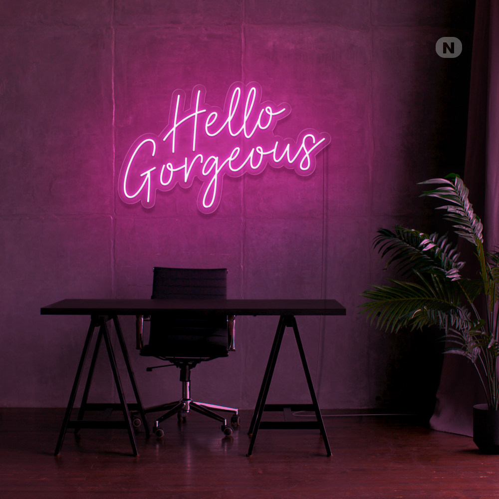 Neon Verlichting Hello Gorgeous