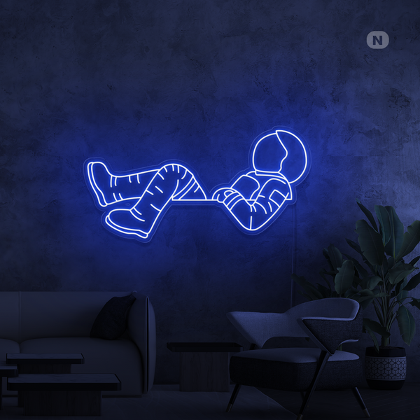 Neon Verlichting Astronaut