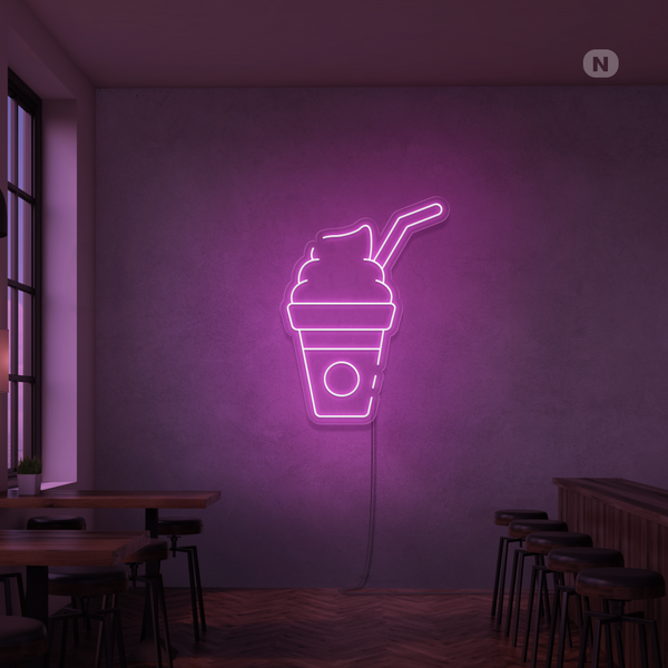 Neon Verlichting Milkshake