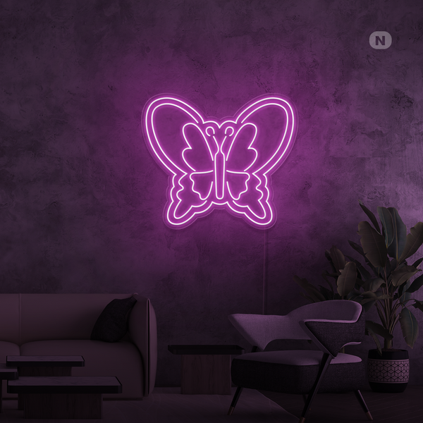 Neon Verlichting Vlinder