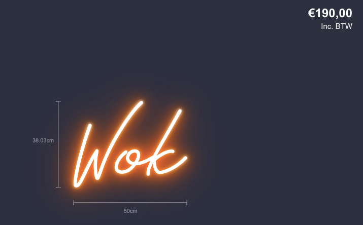 Custom Neon Verlichting