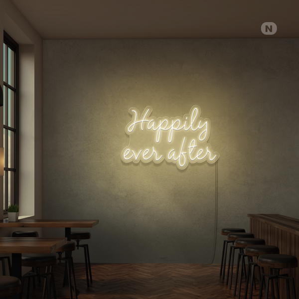 Neon Verlichting Happily ever after