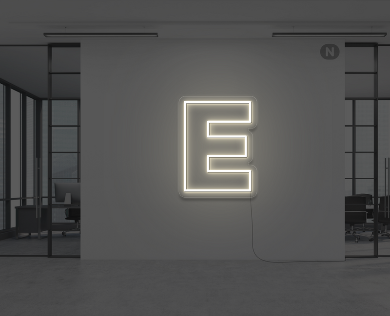 neon-letter-e-warm-wit