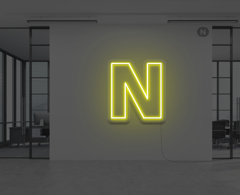neon-letter-n-geel