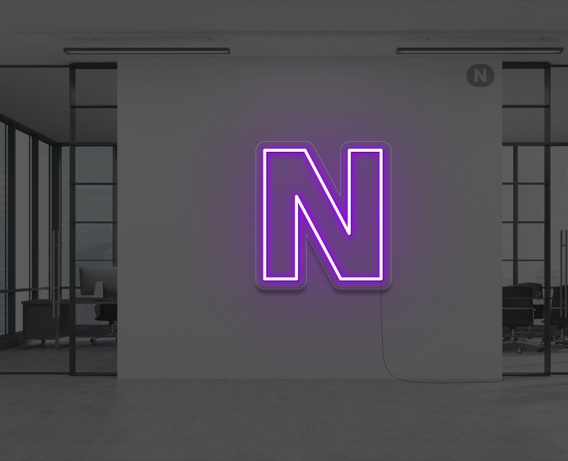 neon-letter-n-paars