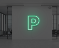 neon-letter-p-groen