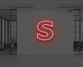 neon-letter-s-rood