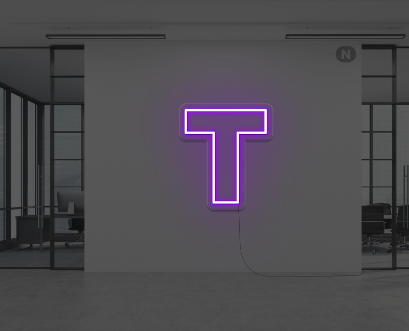 neon-letter-t-paars