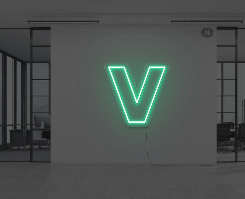 neon-letter-v-groen