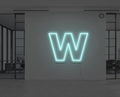 neon-letter-w-ijsblauw