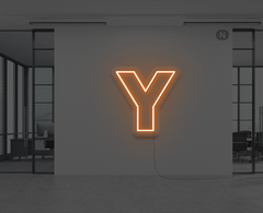 neon-letter-y-oranje