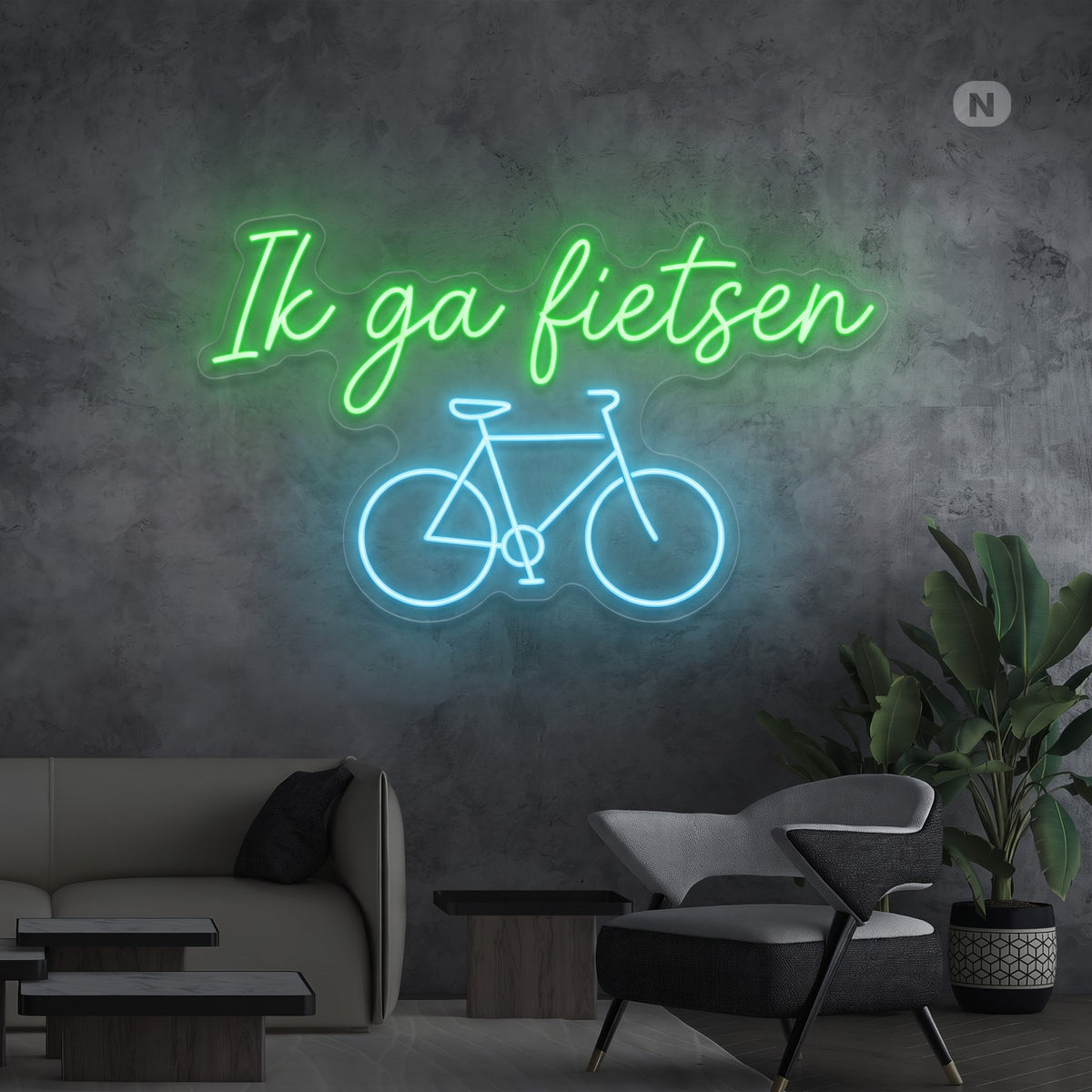 Toilet neon sign