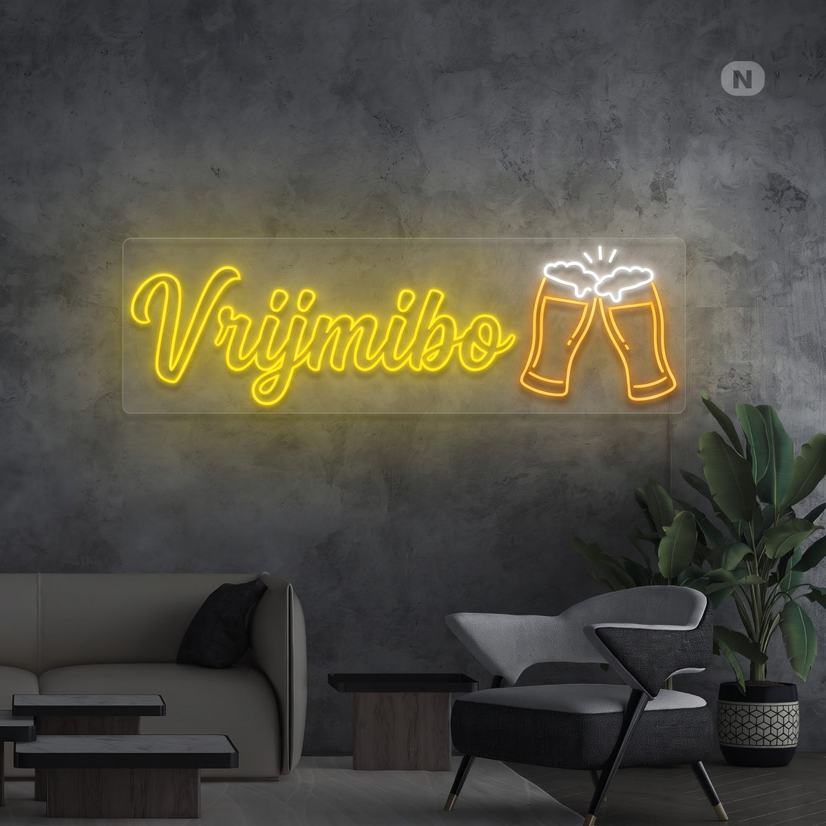 Toilet neon sign