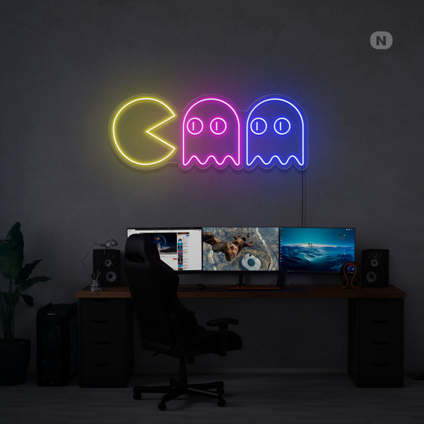 Neon Verlichting Pac Man