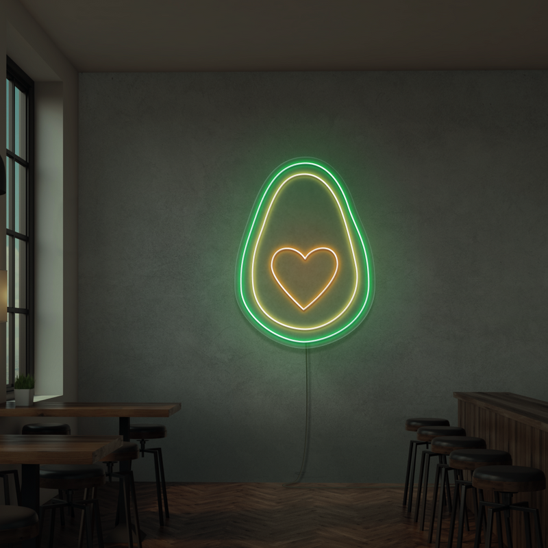 Neon Verlichting Avocado