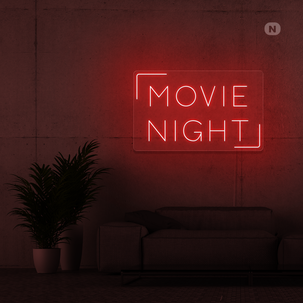 Neon verlichting Movie Night