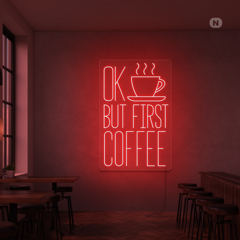 Neon Verlichting Koffie