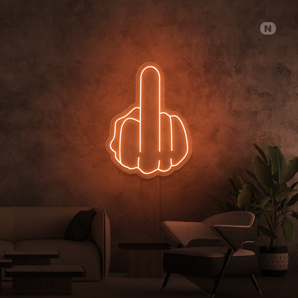 Toilet neon sign
