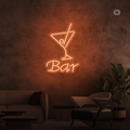 Neon Verlichting Cocktail Bar
