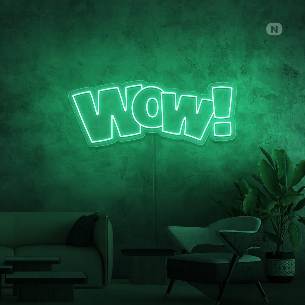 Neon Verlichting Wow! | vanaf €170,00 EUR | Neonsfeer.nl