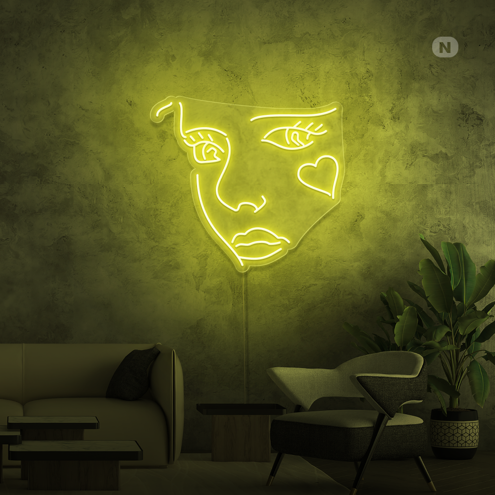 Toilet neon sign