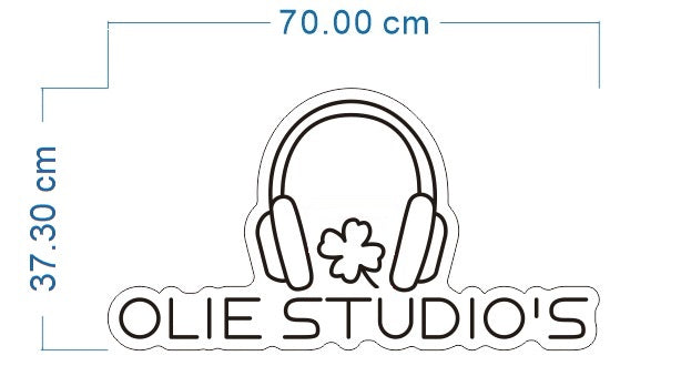 Logo Olie Studio's - 70cm - Cut to Shape