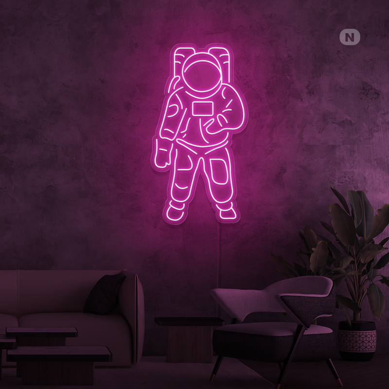 Neon Verlichting Astronaut